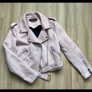 Moto jacket suede